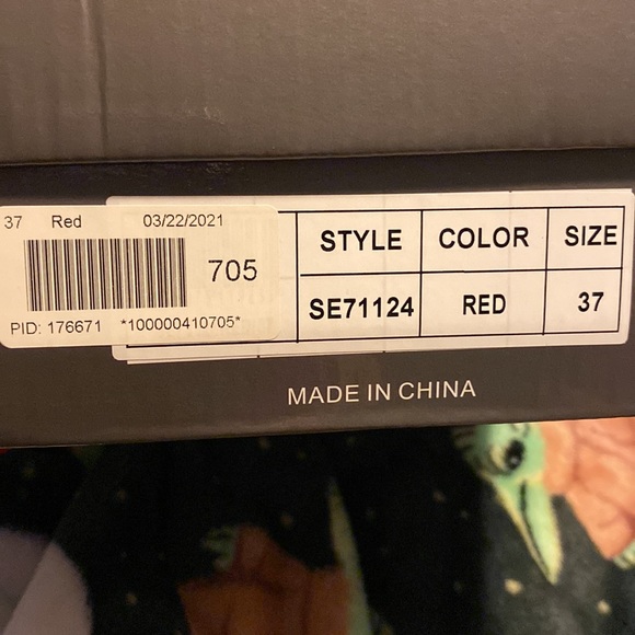 Ribbons in Rainbow Platform Heels - Picture 6 of 6